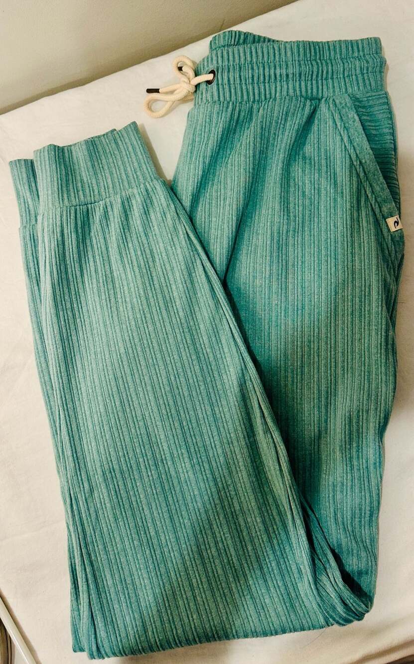 Rip Curl Dawn Rib Pant Green Lagoon